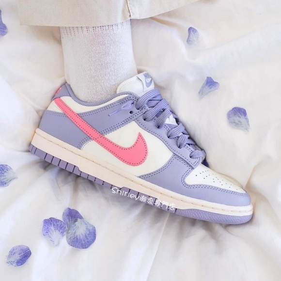 NIKE DUNK Low‎ Indigo Haze Lavander Pink size 6 - Picture 12 of 16